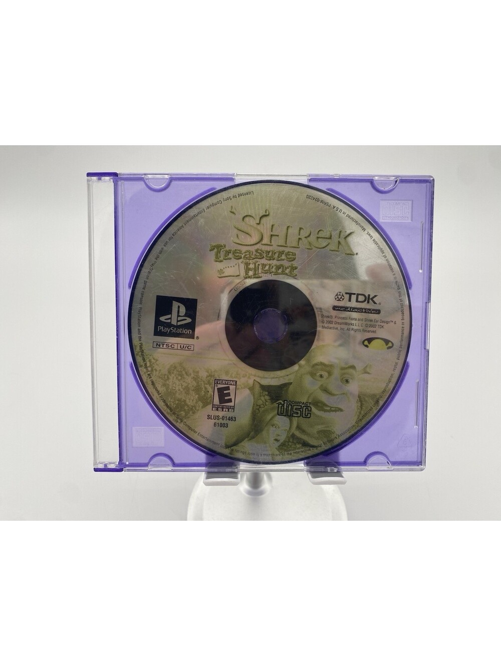 Shrek Treasure Hunt PlayStation 1 Video Game - 2002 TDK